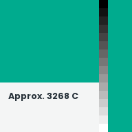 Color chip: Approx. 3268 C