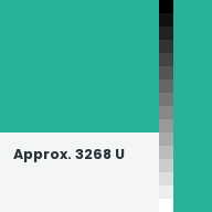 Color chip: Approx. 3268 U