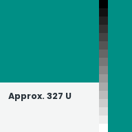 Color chip: Approx. 327 U