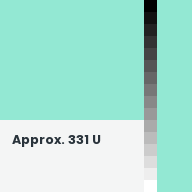 Color chip: Approx. 331 U