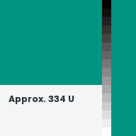 Color chip: Approx. 334 U