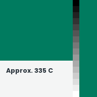 Color chip: Approx. 335 C