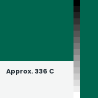 Color chip: Approx. 336 C