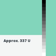 Color chip: Approx. 337 U