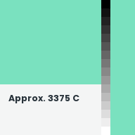 Color chip: Approx. 3375 C