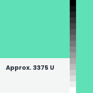 Color chip: Approx. 3375 U