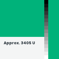 Color chip: Approx. 3405 U