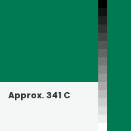 Color chip: Approx. 341 C