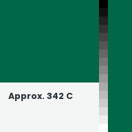 Color chip: Approx. 342 C