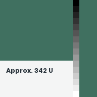 Color chip: Approx. 342 U