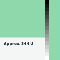 Color chip: Approx. 344 U