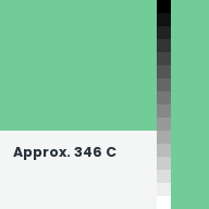 Color chip: Approx. 346 C