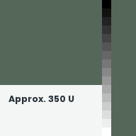 Color chip: Approx. 350 U