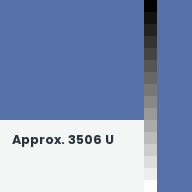 Color chip: Approx. 3506 U