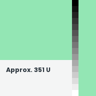 Color chip: Approx. 351 U
