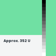 Color chip: Approx. 352 U