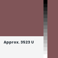 Color chip: Approx. 3523 U