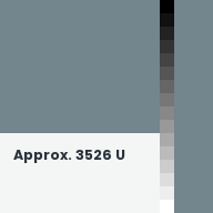 Color chip: Approx. 3526 U