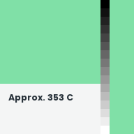 Color chip: Approx. 353 C