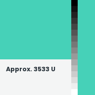 Color chip: Approx. 3533 U
