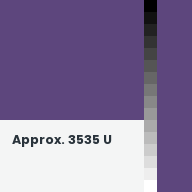 Color chip: Approx. 3535 U