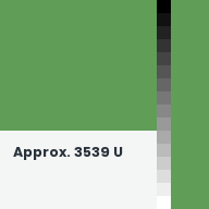 Color chip: Approx. 3539 U