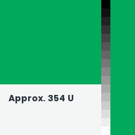 Color chip: Approx. 354 U