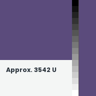 Color chip: Approx. 3542 U