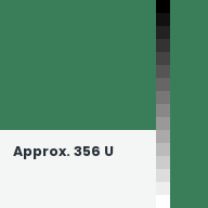 Color chip: Approx. 356 U
