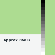 Color chip: Approx. 358 C