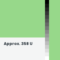 Color chip: Approx. 358 U
