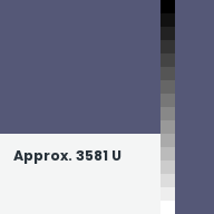 Color chip: Approx. 3581 U