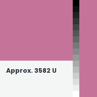 Color chip: Approx. 3582 U