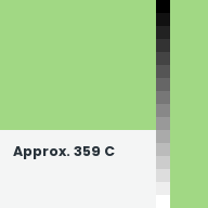 Color chip: Approx. 359 C