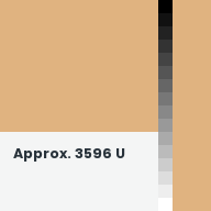 Color chip: Approx. 3596 U