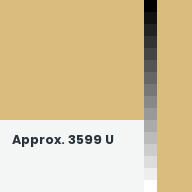 Color chip: Approx. 3599 U