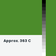 Color chip: Approx. 363 C