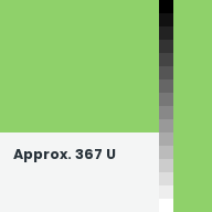 Color chip: Approx. 367 U