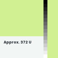 Color chip: Approx. 372 U