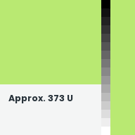 Color chip: Approx. 373 U