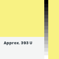 Color chip: Approx. 393 U
