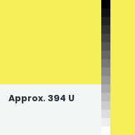 Color chip: Approx. 394 U