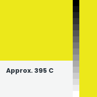 Color chip: Approx. 395 C