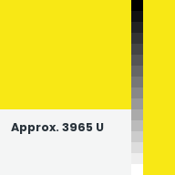 Color chip: Approx. 3965 U