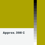Color chip: Approx. 398 C