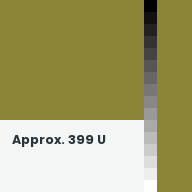 Color chip: Approx. 399 U