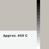Color chip: Approx. 400 C