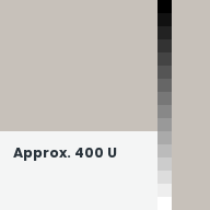 Color chip: Approx. 400 U