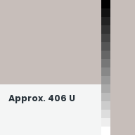 Color chip: Approx. 406 U