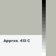 Color chip: Approx. 413 C